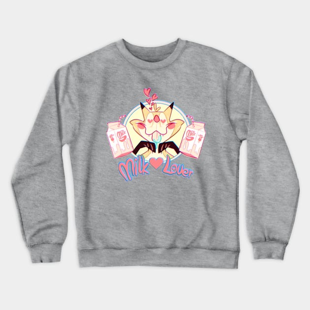 Milk ❤ Lover Crewneck Sweatshirt by PinkParadise